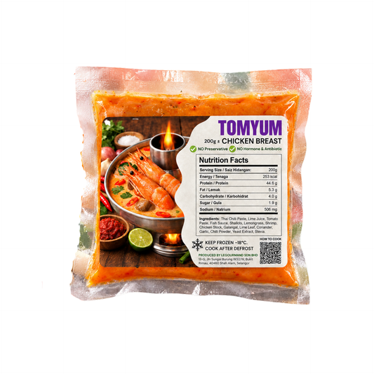 FeastNow Ready-To-Cook Tom Yum Marinated Chicken Breast 200g
