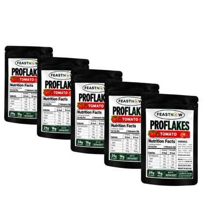 FeastNow Gimme5 ProFlakes 5-pack – 5 x 24g high-protein chicken flakes