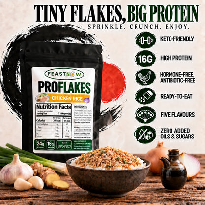 FeastNow ProFlakes benefits – high-protein flakes made from chicken breast